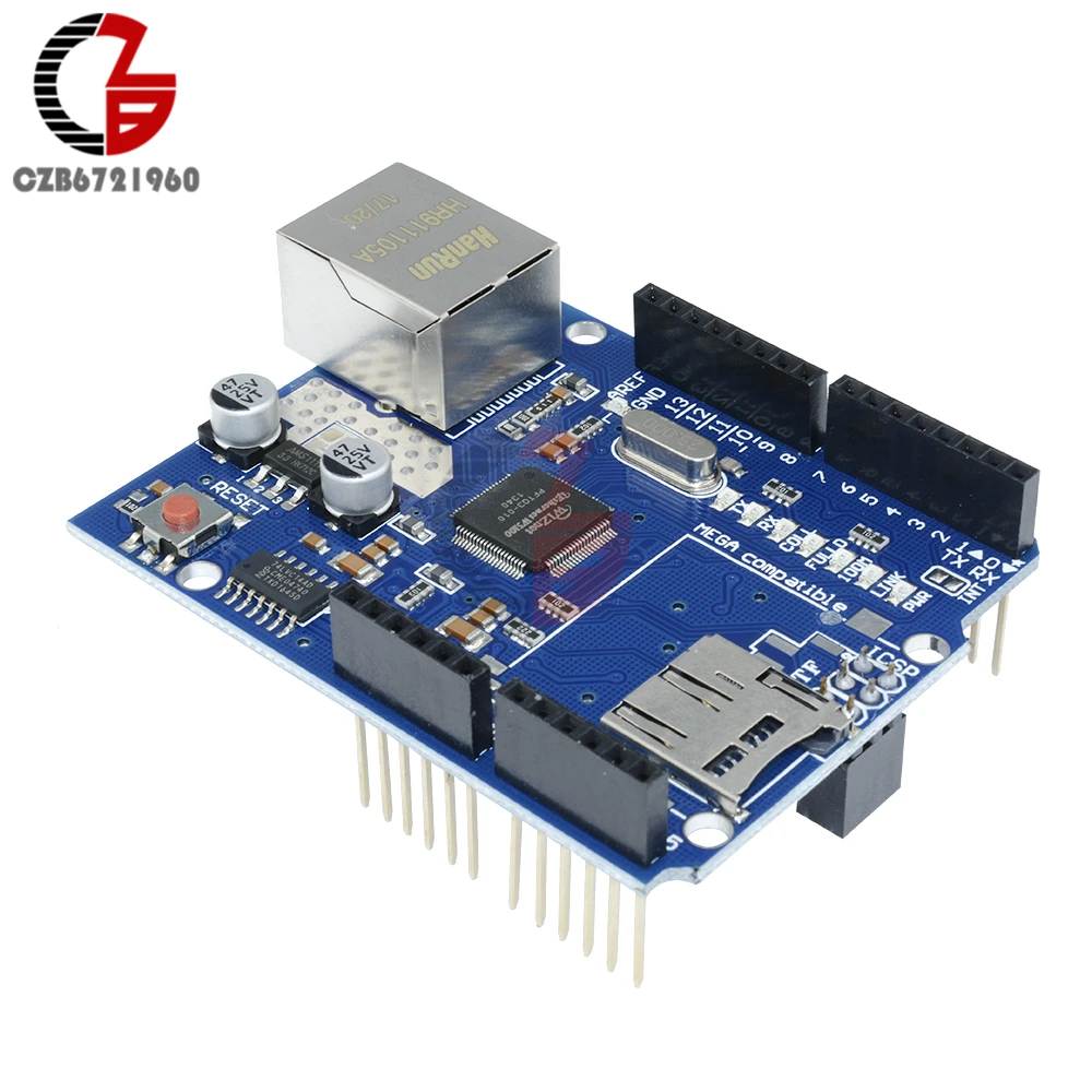 W5100 Ethernet экран TCP IP UDP ICMP IPv4 Протокол автоматического согласования MDI MDIX для Arduino 2009