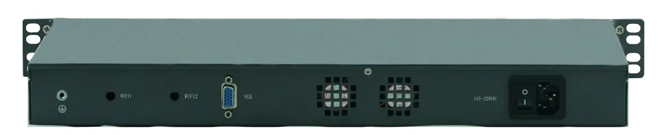 Сервис межсетевого экрана 1U Тип Intel D525 4*82583V порты Radius Mikrotik