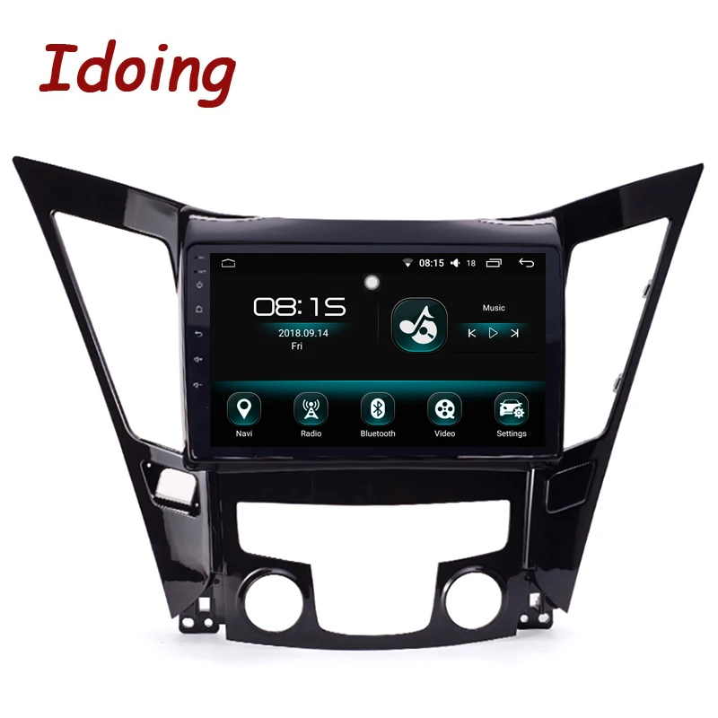 Idoing 10 2 &quot1Din Автомобильный Android 8 0 Радио мультимедийный плеер для Hyundai Sonata 2011-2015 GPS