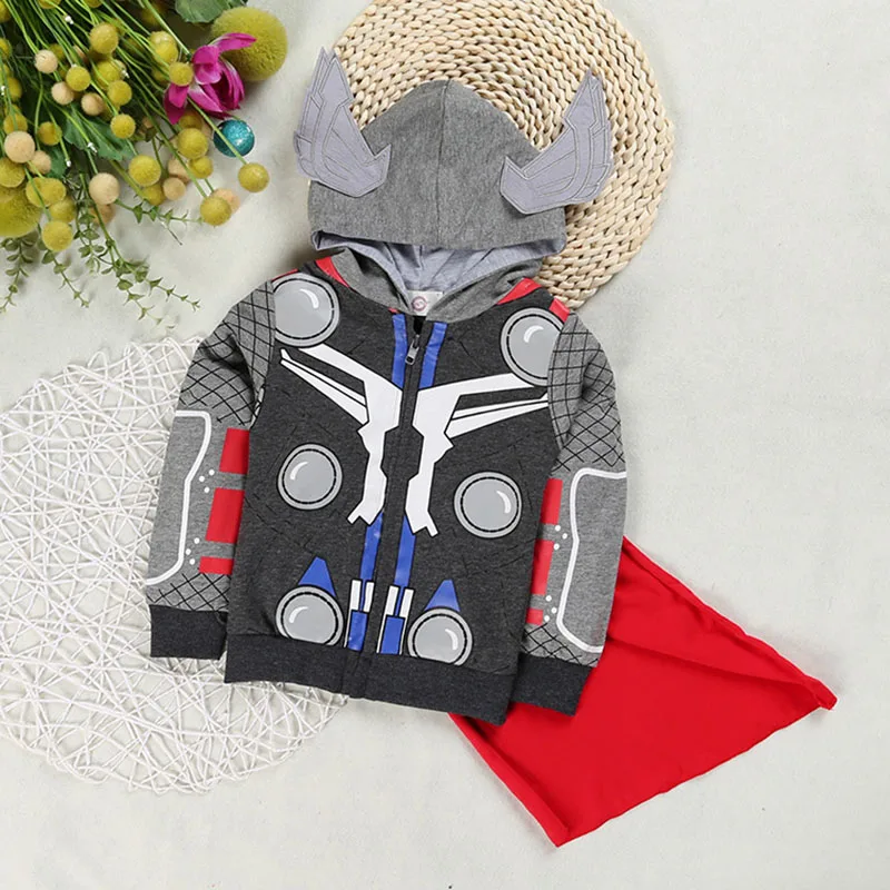 2 3 4 5 6 7 8 лет Обувь для мальчиков Super Hero Мстители Железный человек Пальто для будущих мам Весна-осень, куртка для мальчиков с капюшоном дети Костюмы - Цвет: 5