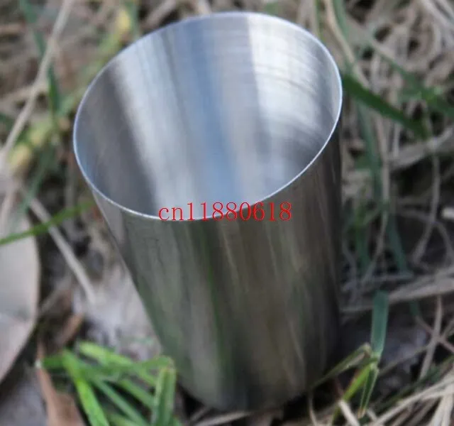 Бесплатная доставка 4 шт 30 мл чашки с сумкой набор из нержавеющей стали вина пива