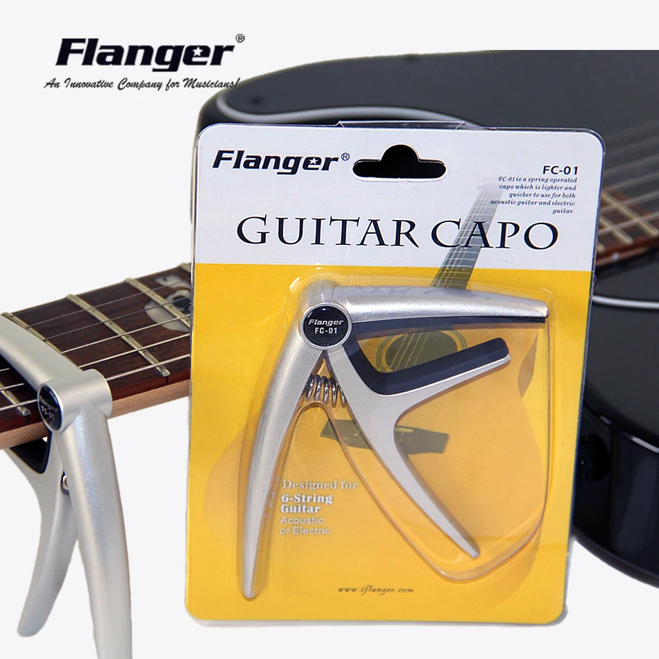 

Guitar capo Flanger FC-01 High Strength Spring Aluminum Alloy Capo for 6 String Guitar