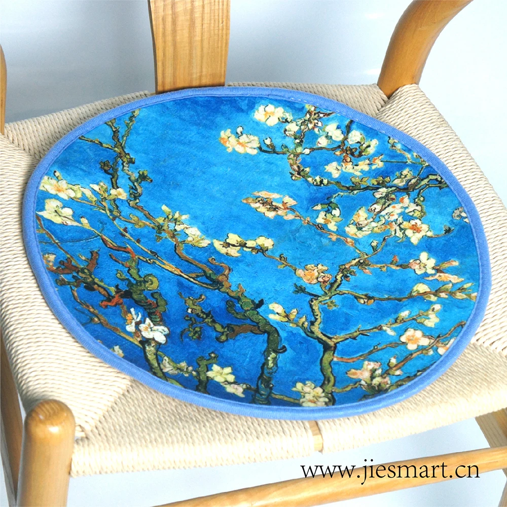 Модная косметичка с миндальным цветком коврик для сиденья морская Подушка