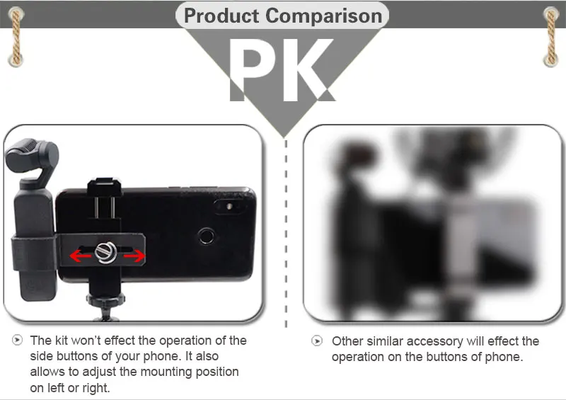 STARTRC DJI OSMO карманная селфи палка Комплект расширения Подставка и металлический держатель для телефона Штатив для Osmo карманные аксессуары Bluetooth