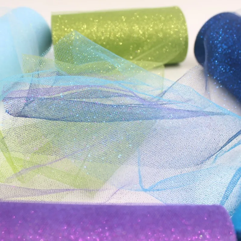15 см 25 ярдов тени с металлическим блеском рулон тюля сделай сам кружевная ткань