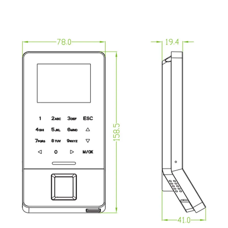 ZK F22 WI-FI TCP/IP биометрический Система контроля доступа ZK F28 отпечатков пальцев время контрольные часы, засекают время присутствия