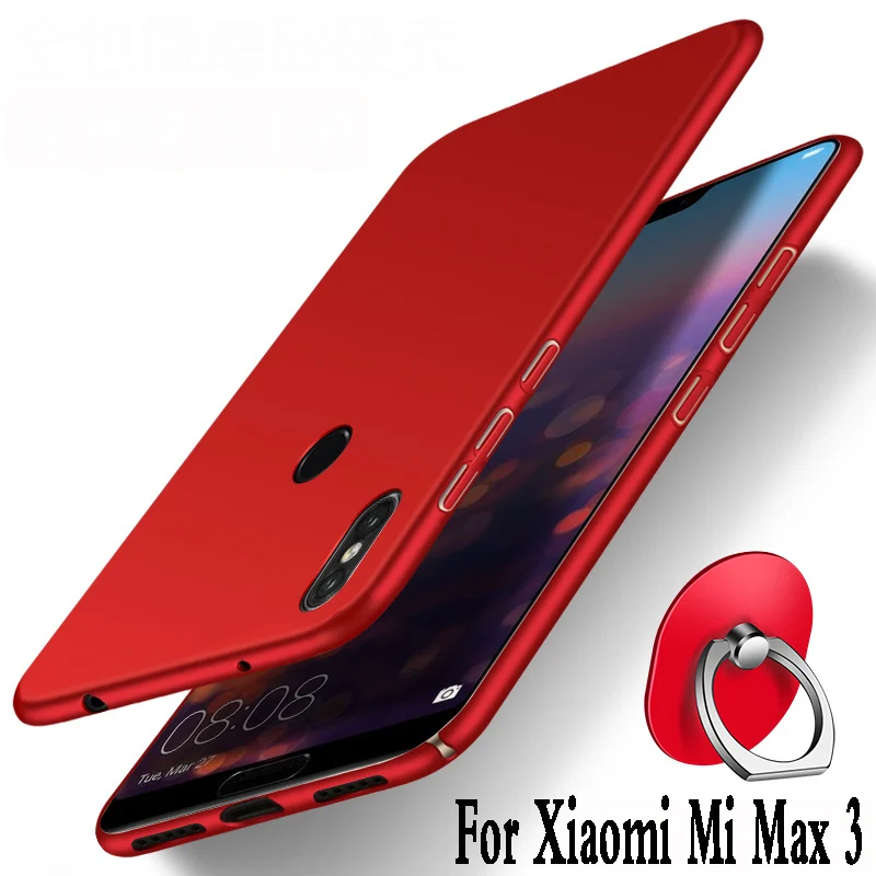 Чехол для Xiaomi Mi Max 3 из жесткого пластика роскошные чехлы Защитные мобильных