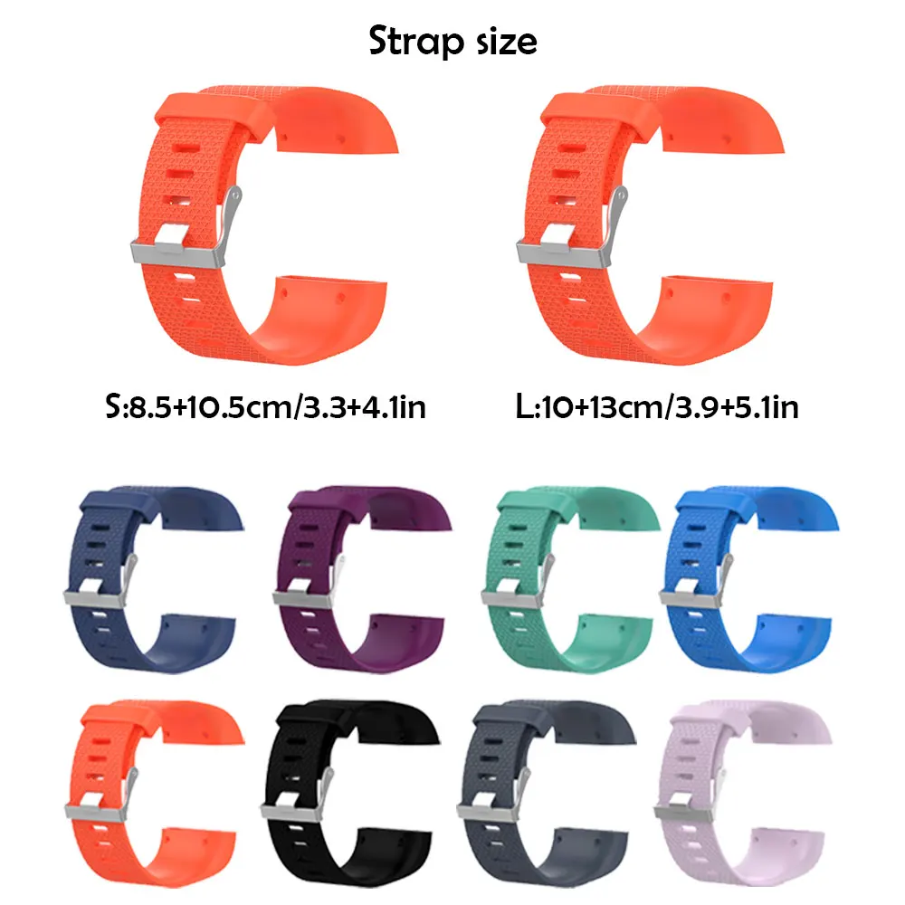 Для Fitbit Часы пульсометр группа мягкая силиконовая замена ремешок для часов