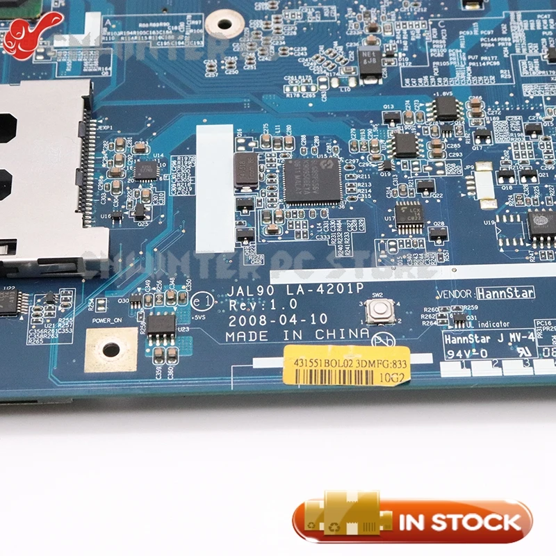 NOKOTION MBAQL02001 MB. AQL02.001 для acer aspire 4930g 4930 материнская плата для ноутбука JAL90 LA-4201P с графическим слотом DDR2 Бесплатный процессор