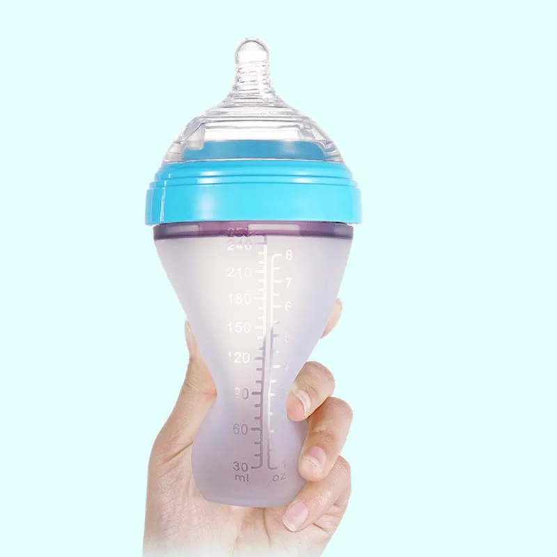 MMBABY детские бутылочки 250 мл полная силиконовая бутылка имитация бутылки молока