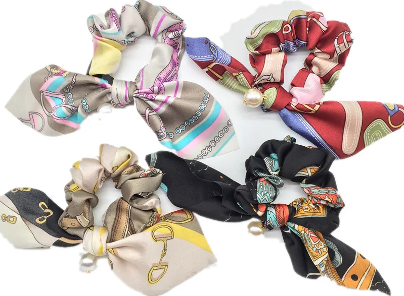 Милая веревка для волос девочек бархатные резинки с бантом эластичные женщин