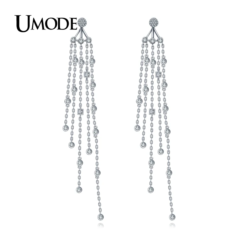 

UMODE New Arrival Fashion Crystal Dangle Drop Earring for Women Jewelry Boucle D'Oreille Femme Christmas Gift Brincos AUE0240