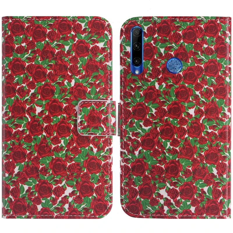 Защитный чехол книжка TienJueShi кожаный для телефона Huawei Honor 20 lite Pro Y7 Prime 2019