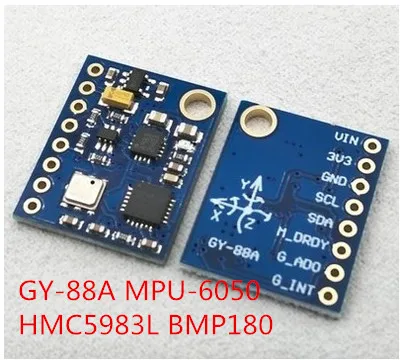 Модуль датчика управления полетом GY88 GY88A GY 88 HMC5983L BMP180 100dof MPU 6050 вместо 88A HMC5883L