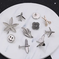 fashion alloy multi choice lapel pin broche brooch for women men korea suits shirt collar buckle needle metal pins and brooches