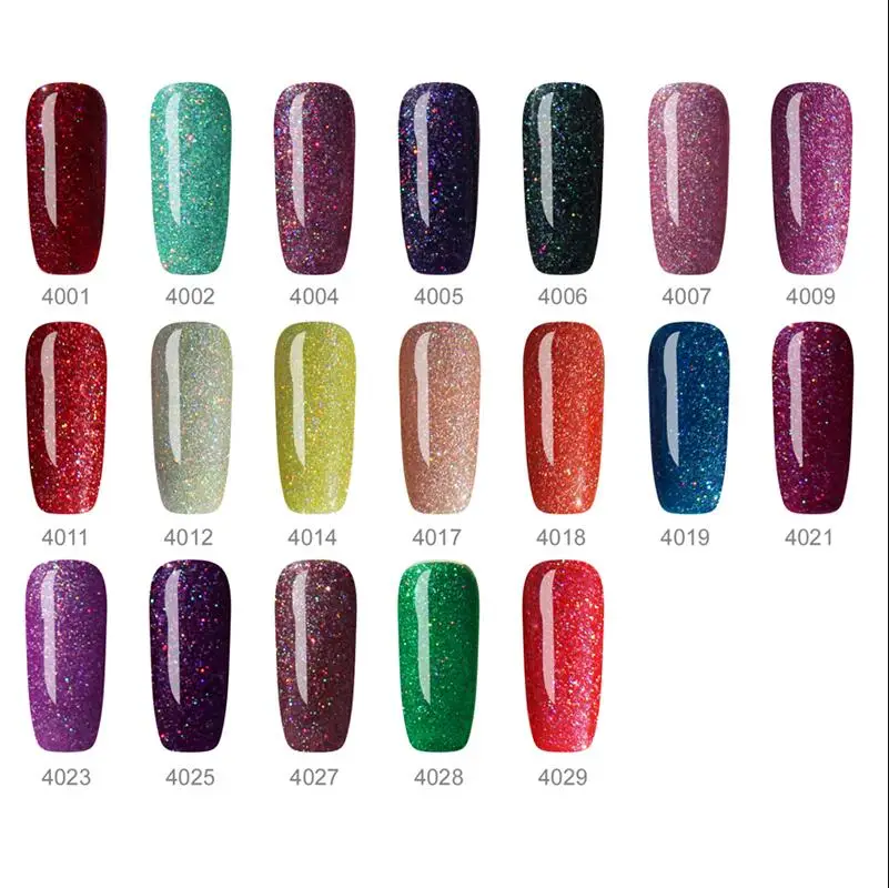 Docaty Радужный голографический неоновый УФ Гель лак полуперманентный гель Лаки