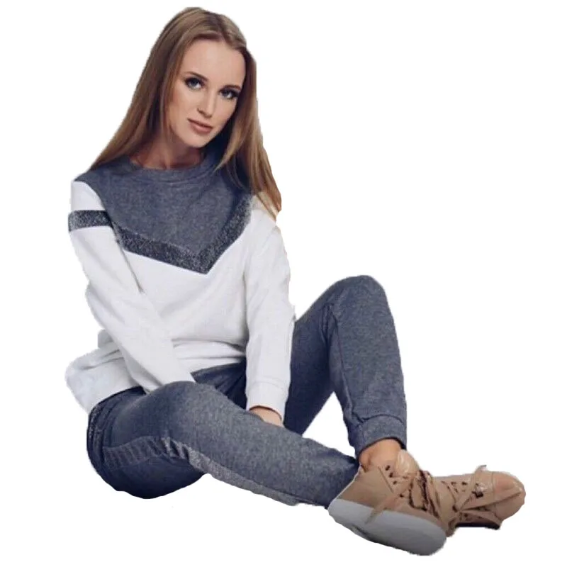 FORERUN комплект из двух предметов женский топ и брюки спортивный костюм зимние