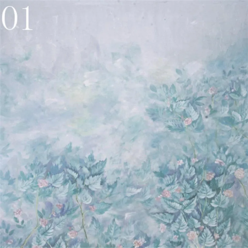 Фон для студийной фотосъемки с изображением цветочного поля 150 см x