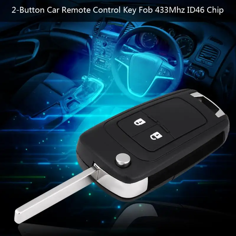2-Button Car Remote Control Key Fob 433Mhz ID46 Chip for Opel Astra J / Corsa E Insignia Zafira C 5WK50079 | Автомобили и