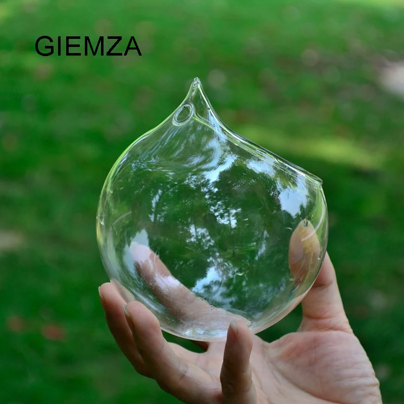 GIEMZA висячая стеклянная ваза 1 шт. подвесная ваза для растений без оцинкованных капель воды гидропоника горшок для цветов уличный цветочный горшок красота