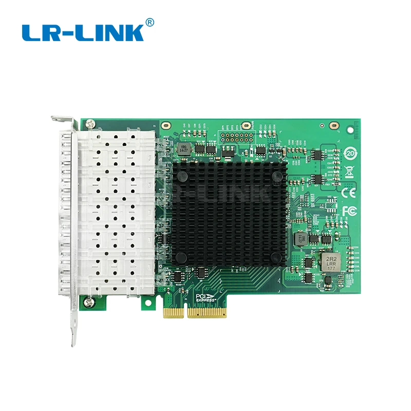 LR-LINK 1006PF-6SFP гигабитный Волоконно-Оптический Ethernet Lan серверный адаптер 1 ГБ PCI Express x4 шестипортовая сетевая карта Intel I350 NIC