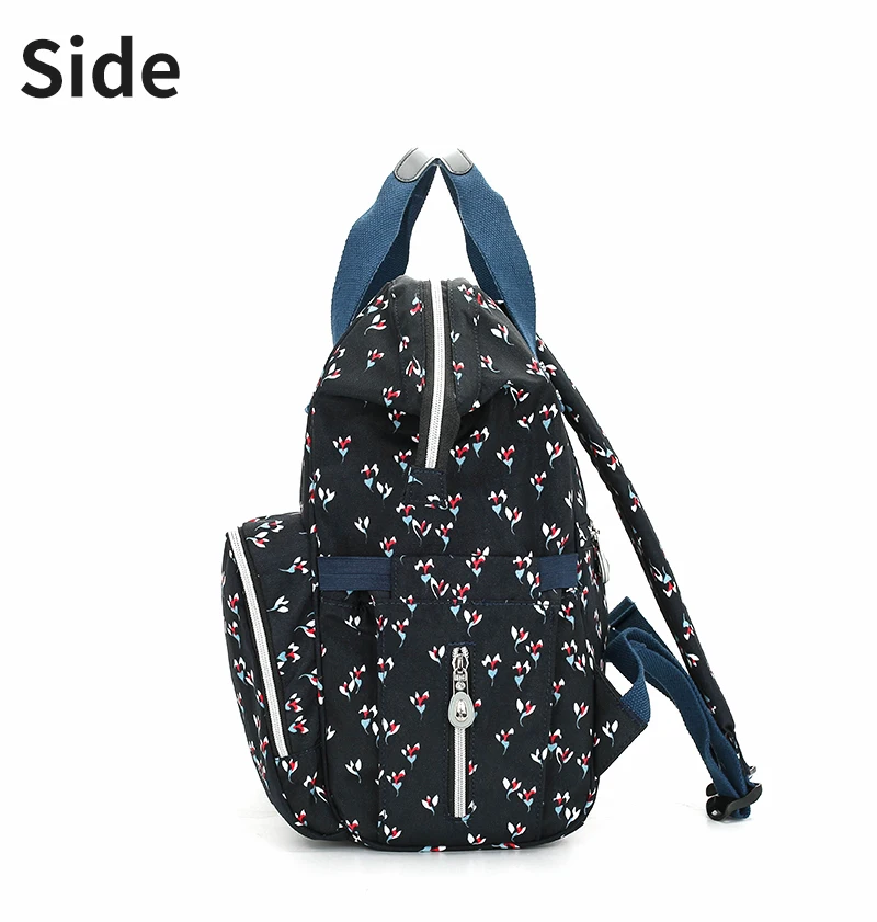 Findpop, Большой Вместительный женский рюкзак, Mochilas, новинка, цветочный принт, рюкзаки для женщин, 3 цвета, противоугонные, холщовые рюкзаки
