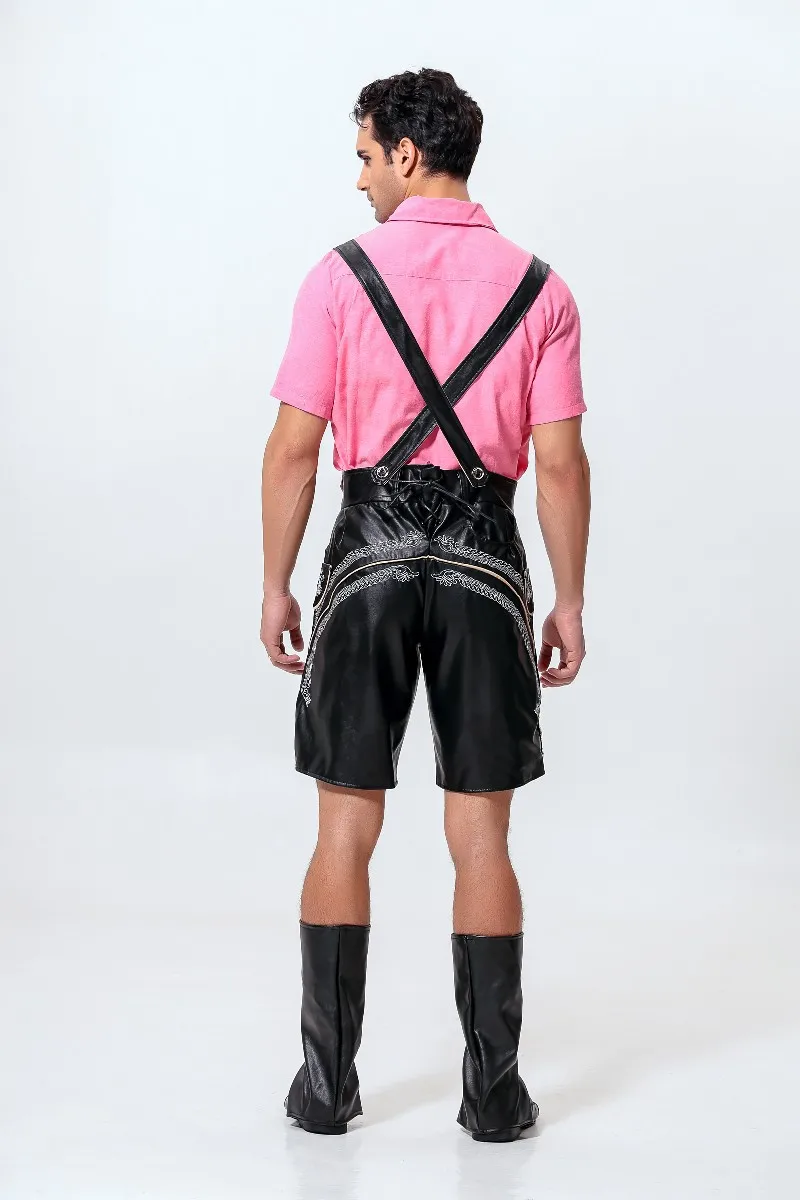 Костюм Lederhosen Мужской Для вечевечерние костюм из хлопка и кашемира на Октоберфест