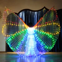 professional performance belly dance prop women accessories girls led wings light up wing bee wings