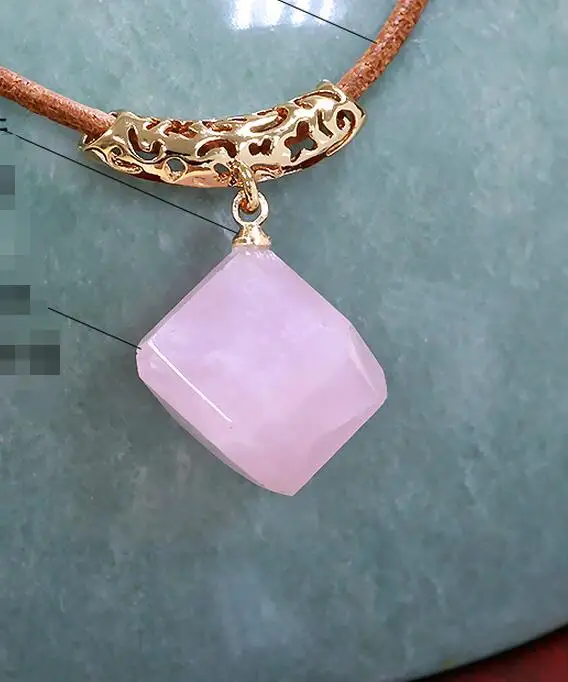 ZCD 2017 706 + чистое ожерелье из природных кристаллов Южная Африка куб порошок