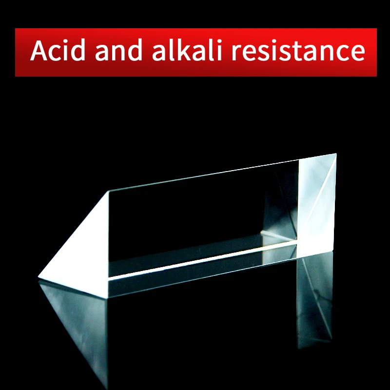 Optical glass triangular prism with reflecting film(20x20x60mm) | Канцтовары для офиса и дома