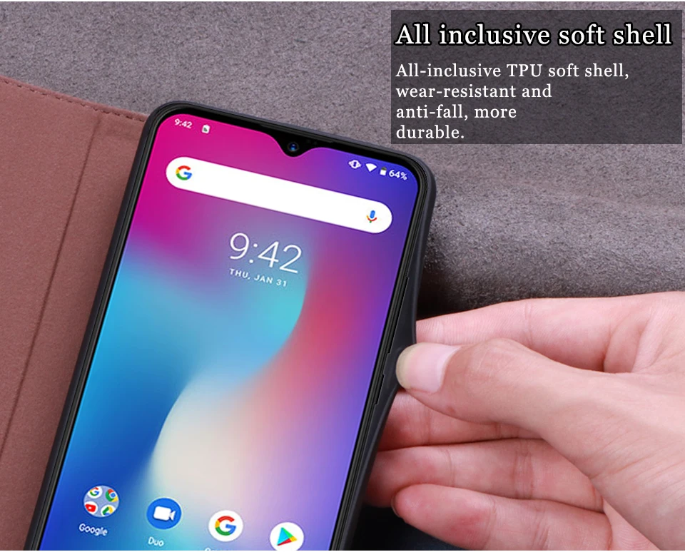 Чехол AIBOULLY для UMIDIGI power, мягкий силиконовый чехол на заднюю панель, кожаный чехол, чехол для UMIDIGI power, жесткий чехол, чехол для телефона