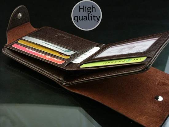 Новинка 2018 модные дизайнерские Брендовые мужские кошельки из искусственной кожи