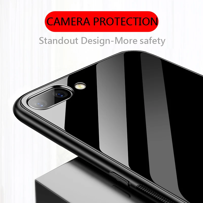 Чехол UPaitou из закаленного стекла для OPPO F11 Pro A9 A9X A7 AX7 A5S AX5 A3 S A1 чехол мягкого с
