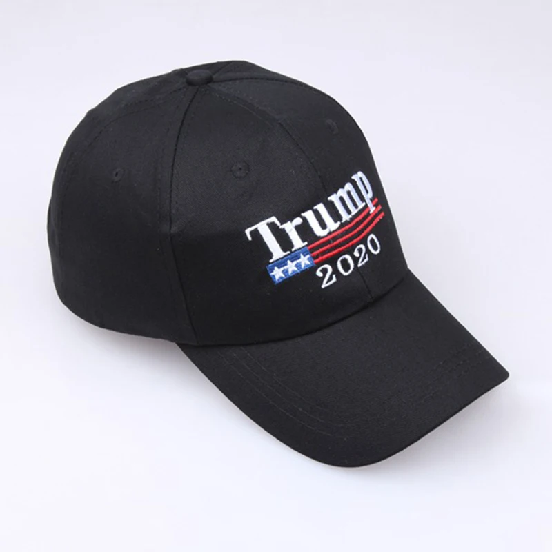 Повседневные шляпы для отдыха, регулируемая летняя бейсболка MAGA Trump в американском стиле, однотонная бейсболка черного цвета
