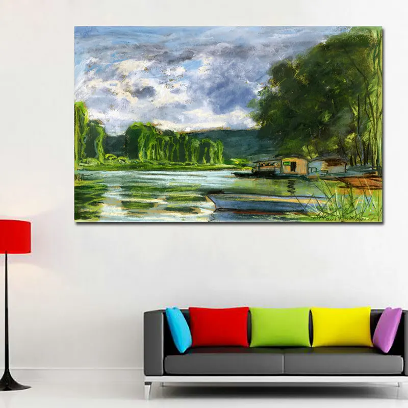 Самодельная Бесплатная доставка! Высокое качество! Monet Знаменитые Картины
