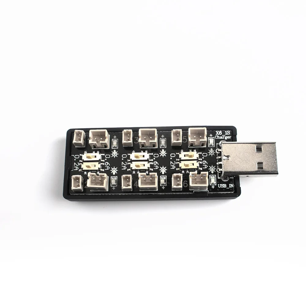 1 S Lipo Батарея USB Зарядное устройство 3.8 В/4.35 В 6 канала s lihv крошечные Whoop лезвие
