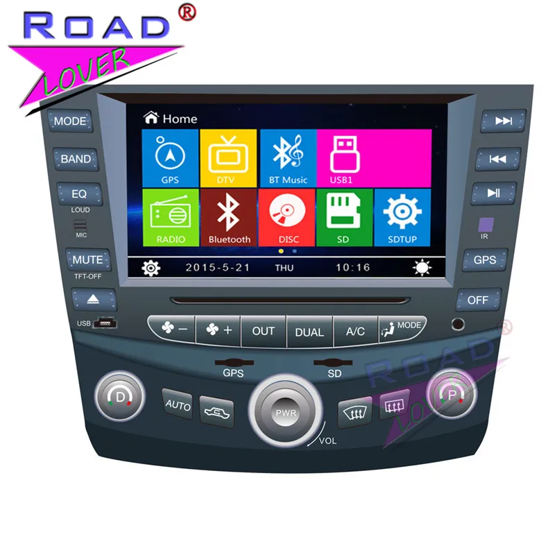 TOPNAVI Wince 6 0 2Din 8 дюймов Автомобильный мультимедийный DVD плеер для Honda Accord 07 Стерео GPS