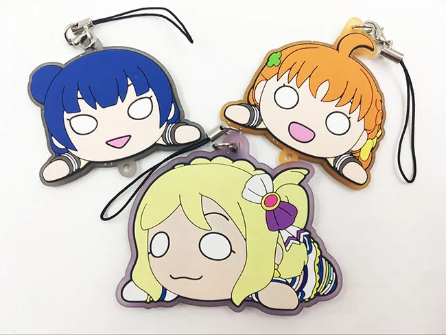 Брелок из аниме Love Live Нико Рин Umi маки Чика Рико Йоши куникида кэнан резиновый