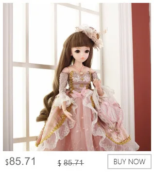 1/3 Кукольное свадебное платье для BJD 60 см куклы игрушки 18 шаров шарнир Кукла западный стиль платье принцессы длинное платье куклы аксессуары