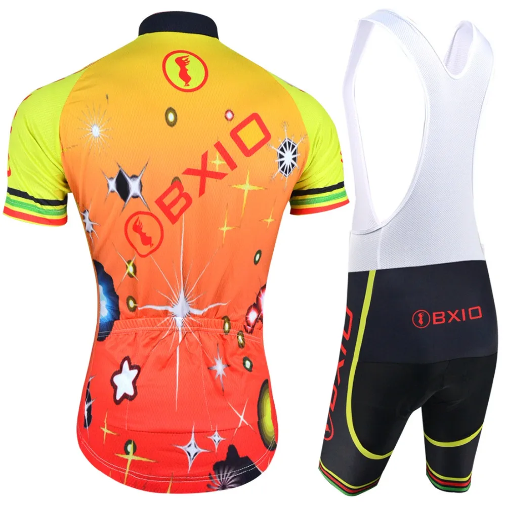 BXIO Brand Cycling Jersey Sets Summer Short Sleeve Bike Clothes Pro Teams Bicycle Clothing Equipo De Ciclismo BX-0209O105 | Спорт и
