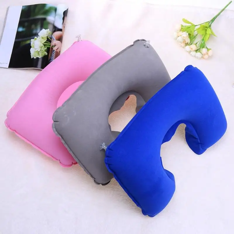 3 шт. надувные U образные подушки для шеи с чехлом глаз|Подушки путешествий| |