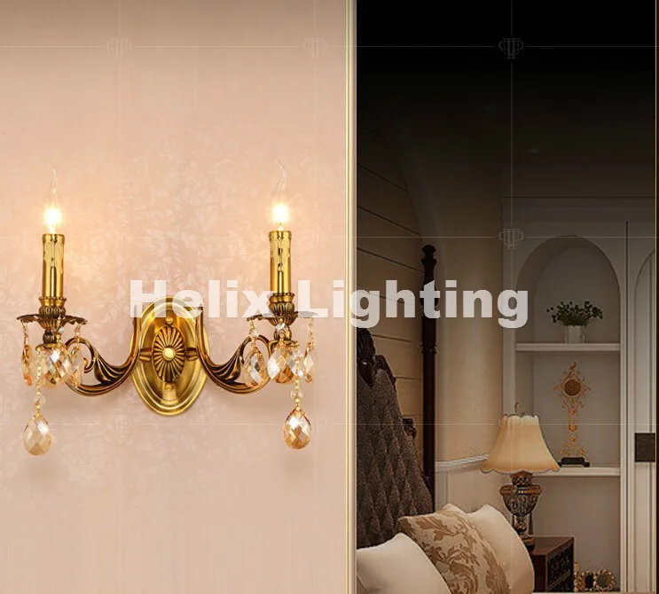 Новая современная подсветильник люстра медная лампа латунная Роскошная