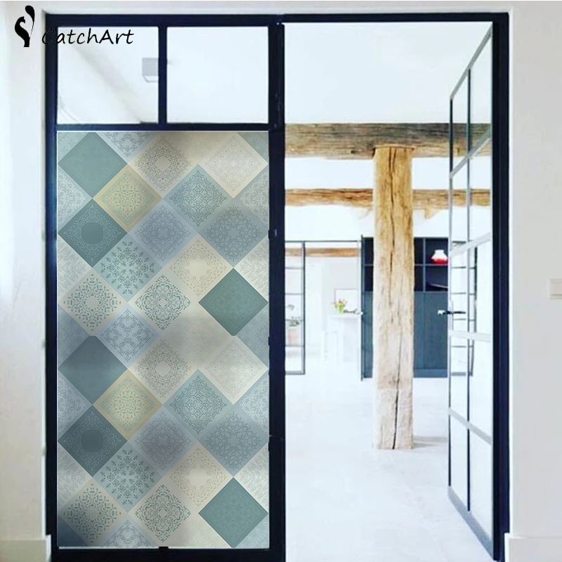 Абстрактная Геометрия без клея искусственная пленка матированная