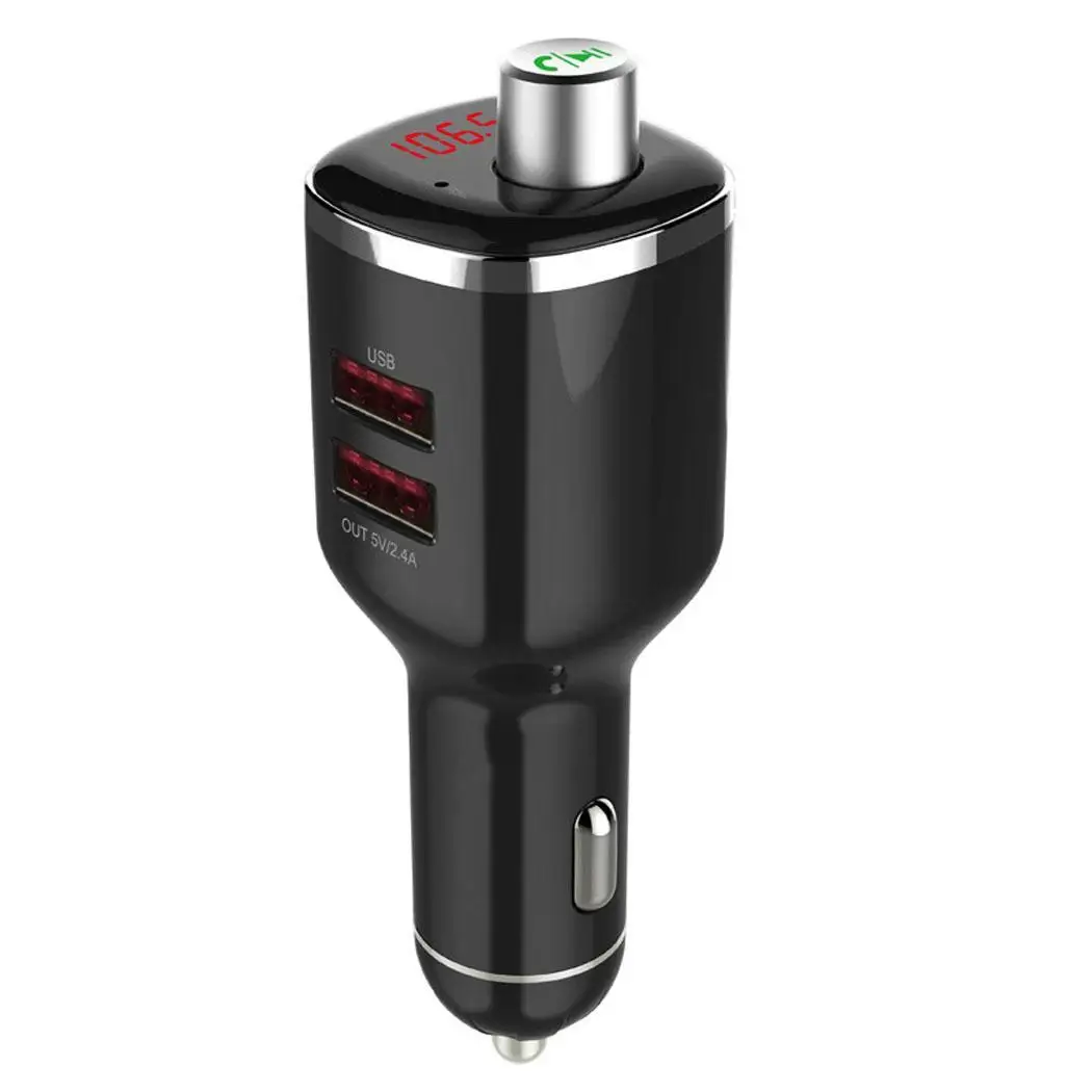 Автомобильный FM MP3 аудио плеер Bluetooth Dual USB общее автомобильное зарядное