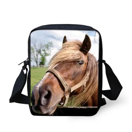 FORUDESIGNS/Crazy 3D Horse мужские сумки-мессенджеры детские маленькие сумки через плечо для мальчиков и женщин дизайнерские мини сумки через плечо с клапаном - Цвет: W626E