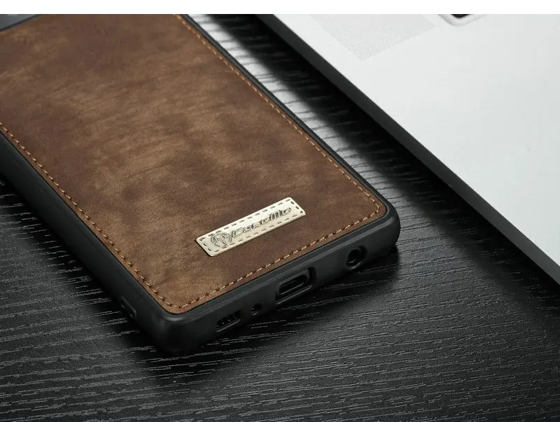 CaseMe кошелек на молнии для телефона samsung Galaxy Note 10 многофункциональные съемные чехлы для карт Galaxy S8 S9+ Note 8 9 S10 e
