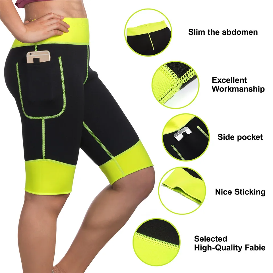 Шорты Junlan женские утягивающие неопреновые штаны с завышенной талией