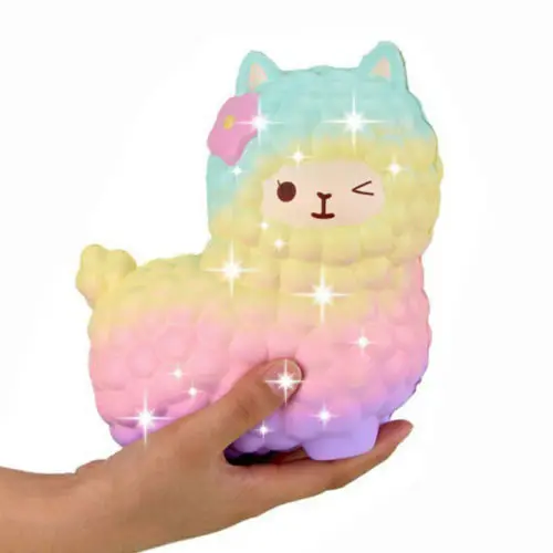 Jumbo Squishy медленно поднимающаяся Mochi сжимаемая игрушка сброс давления Детские