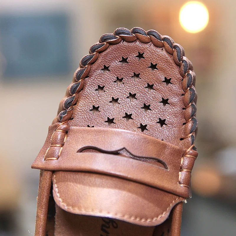 Сезон: весна–лето для детей из искусственной кожи повседневная обувь мальчиков