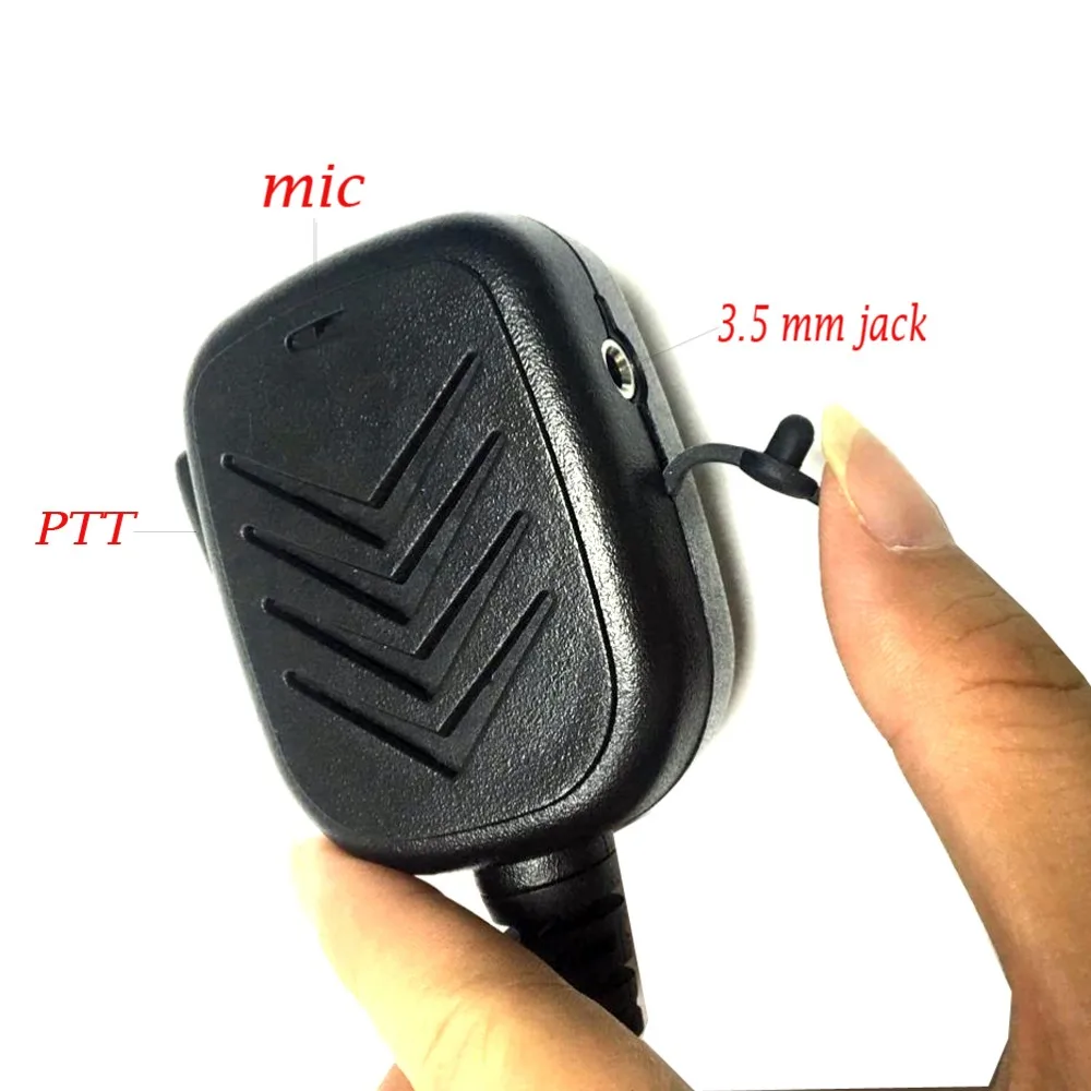 Новый Ручной PTT Динамик Микрофон для Yaesu VX 8R VX8R 8DR VX8DR 8GR двухстороннее радио|ptt speaker